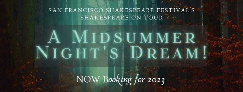 Midsummer Night's Dream Title "Now Booking for 2023"